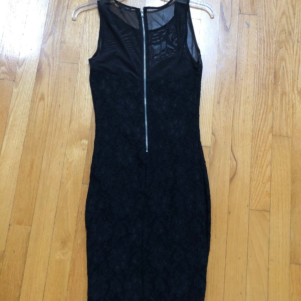 BLACK MIDI DRESS - Picture 2 of 2